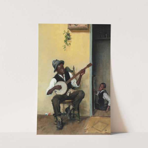 The Banjo Player (1881) by Léon Delachaux