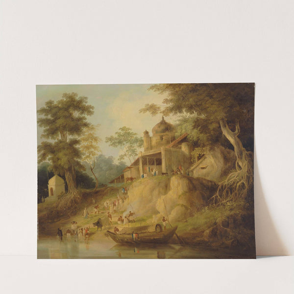 The Banks of the Ganges by William Daniell