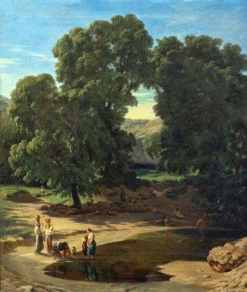 The banks of the Gardon (1850) — size preview