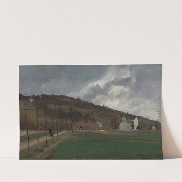 The Banks of the Marne in Winter (1866) by Camille Pissarro