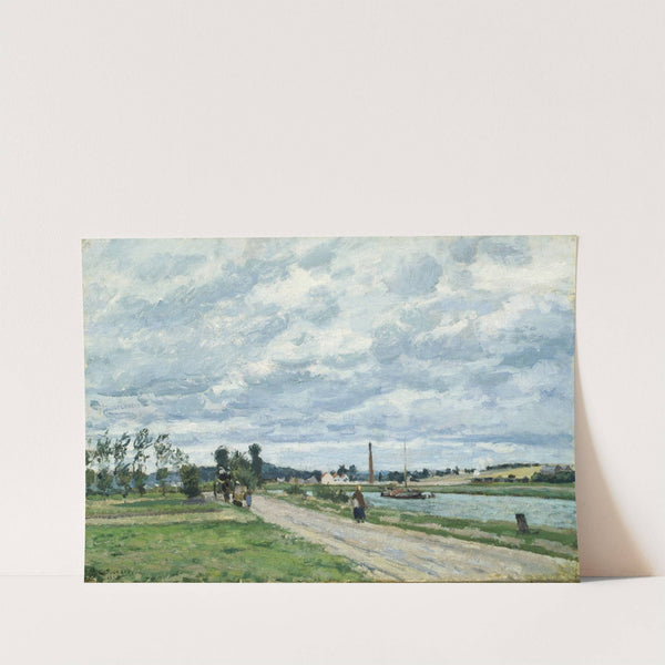The Banks of the Oise near Pontoise (1873) by Camille Pissarro