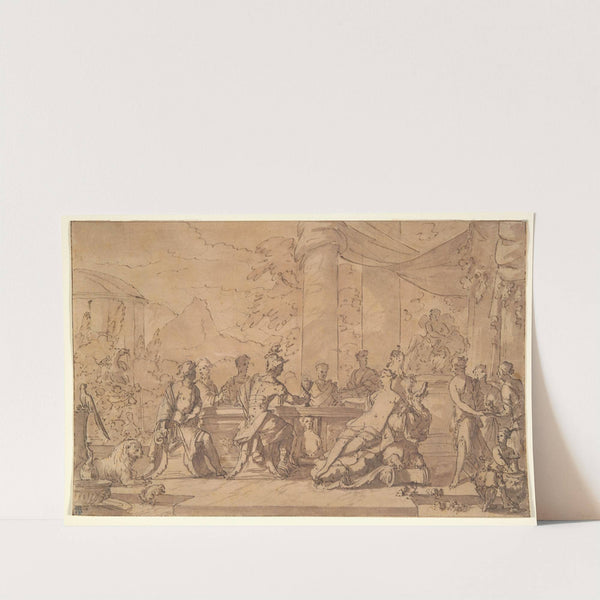 The Banquet of Aeneas and Dido by Mattheus Terwesten