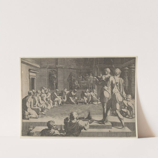 The Banquet of Alexander (1540–50) by Domenico del Barbiere