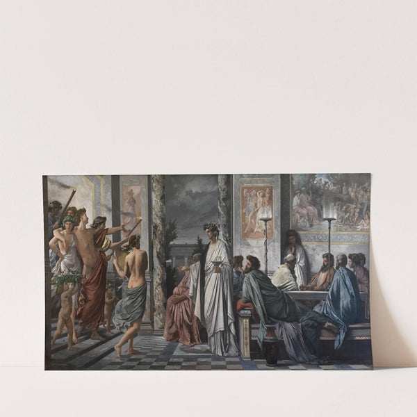 The banquet of Plato (1869) by Anselm Feuerbach