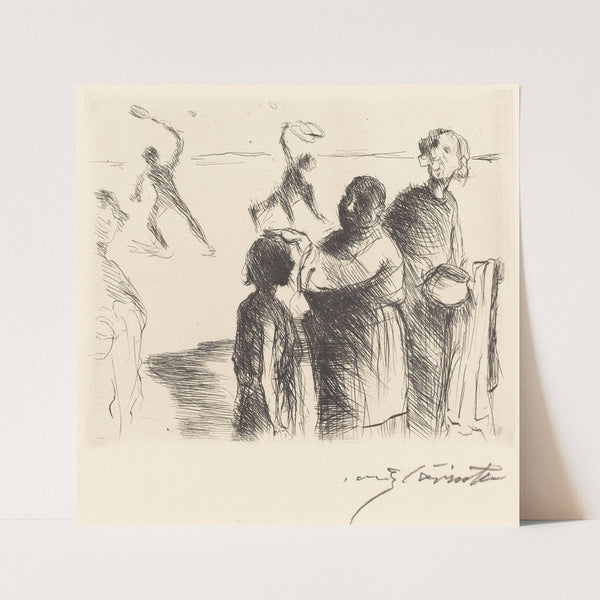 The Banquet of Trimalchio – pl.II (1919) by Lovis Corinth