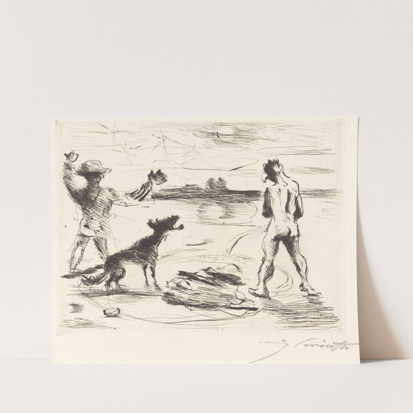 The Banquet of Trimalchio – pl.VII (1919) by Lovis Corinth