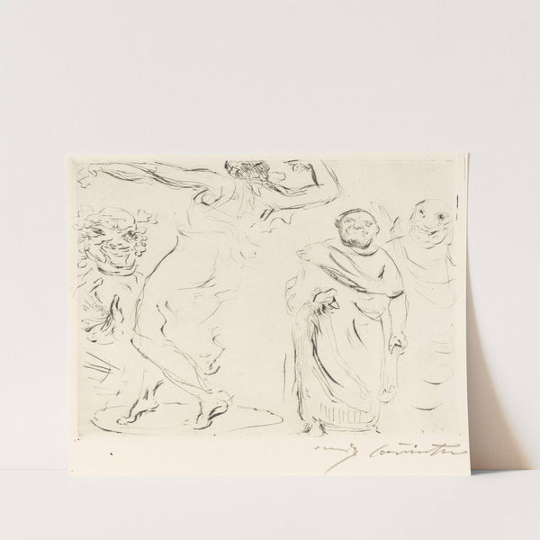 The Banquet of Trimalchio – pl.XI (1919) by Lovis Corinth