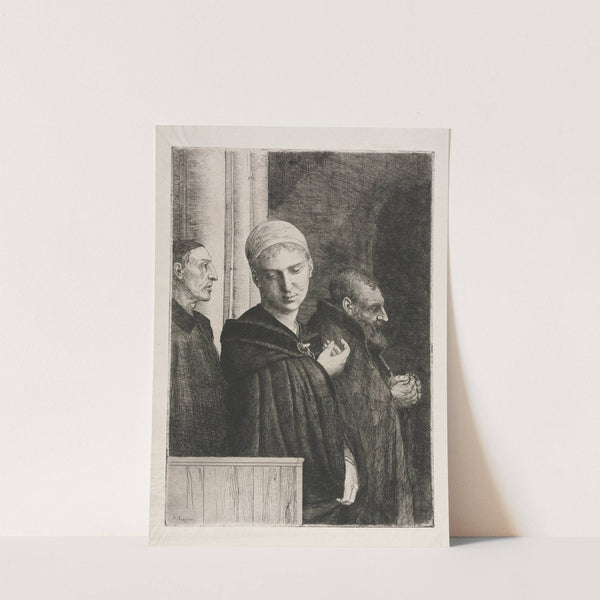 The Baptism (c. 1857–1911) by Alphonse Legros