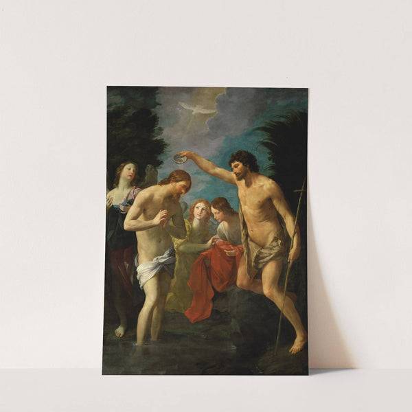 The Baptism Of Christ by Guido Reni
