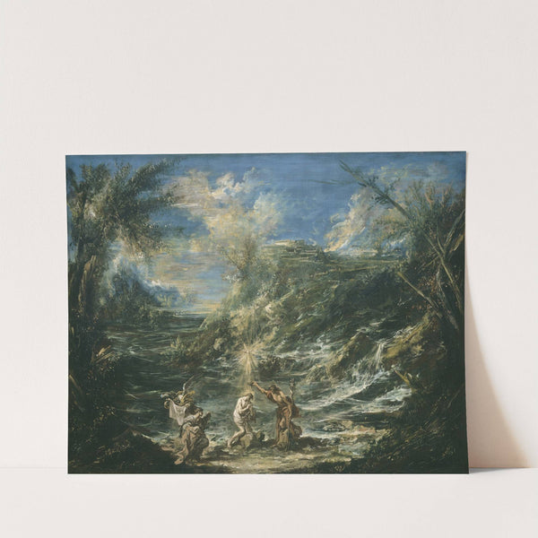 The Baptism of Christ (c. 1740) by Alessandro Magnasco