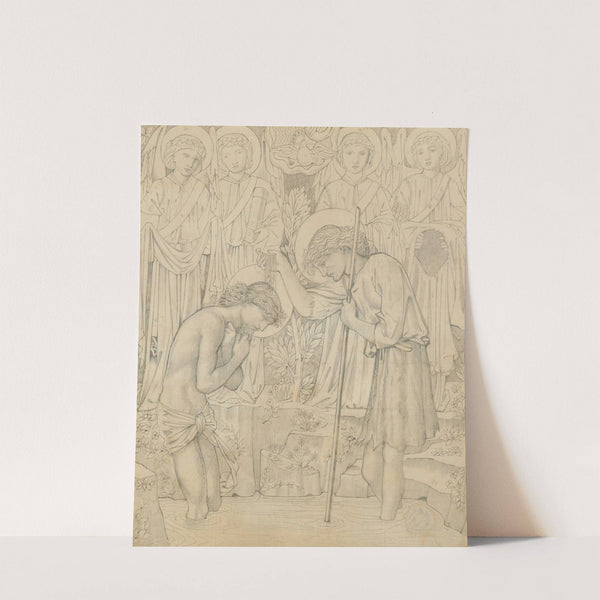The Baptism of Christ by Sir Edward Coley Burne-Jones