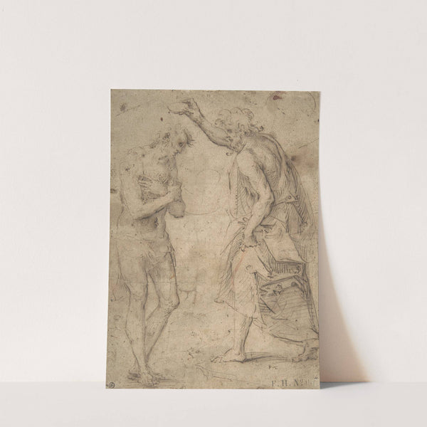 The Baptism of Christ by Moncalvo (Guglielmo Caccia)