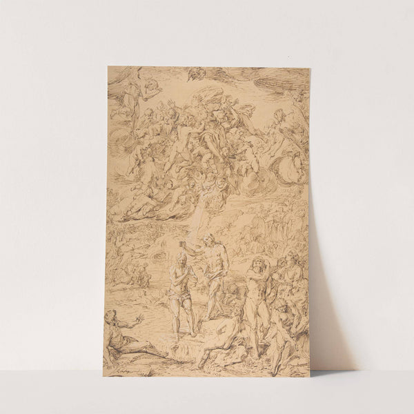 The Baptism of Christ by Raymond de La Fage