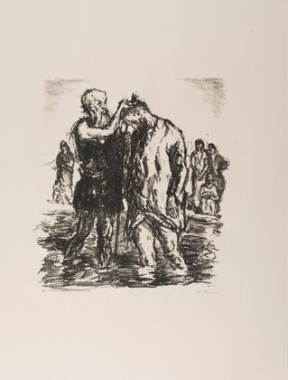 The Baptism of Christ, plate 2 from the portfolio ‘Six Lithographs to the New Testament’ (1911)