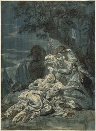 The Baptism of Clorinda by Tancred