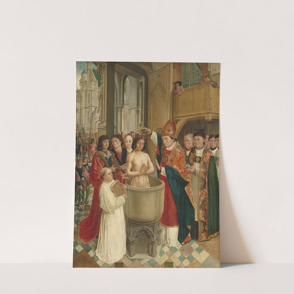 The Baptism of Clovis by Master of Saint Giles