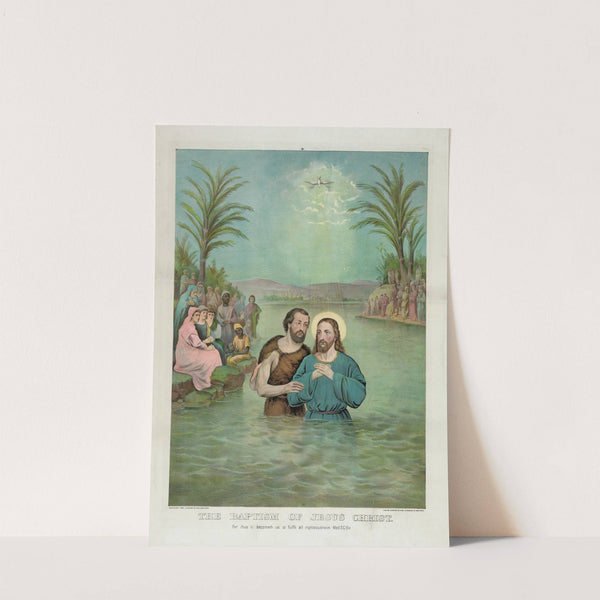 The Baptism of Jesus Christ (1893) by Currier & Ives.