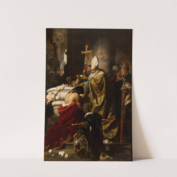 The Baptism of Vajk by Gyula Benczúr