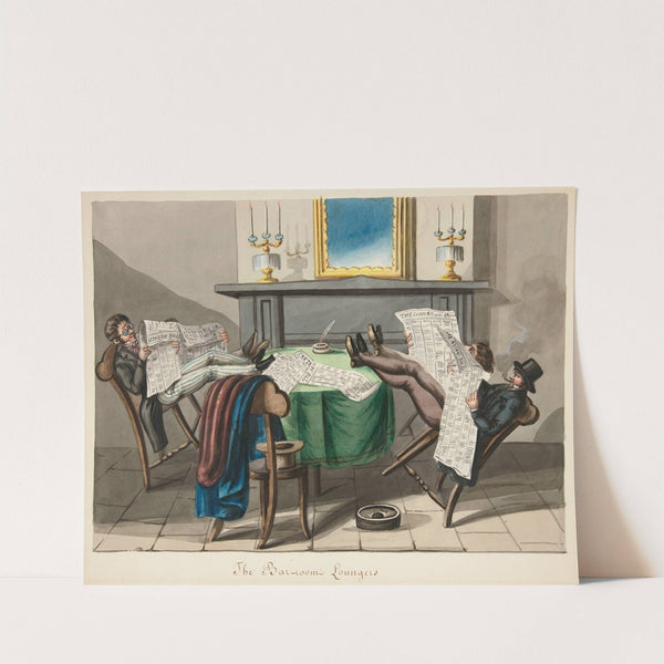 The Bar-Room Loungers by Nicolino Calyo