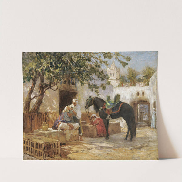 The Barber by Frederick Arthur Bridgman