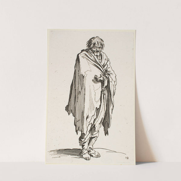 The Barefooted Beggar (1622) by Jacques Callot