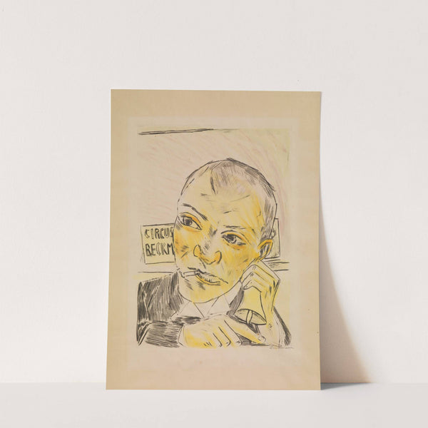 The Barker, from The Annual Fair (1921) by Max Beckmann