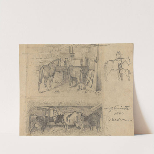 The Barn (1883) by Lovis Corinth