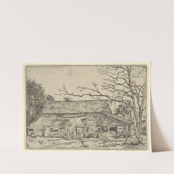 The Barn–Staten Island, N.Y. (1906) by Ernest Haskell