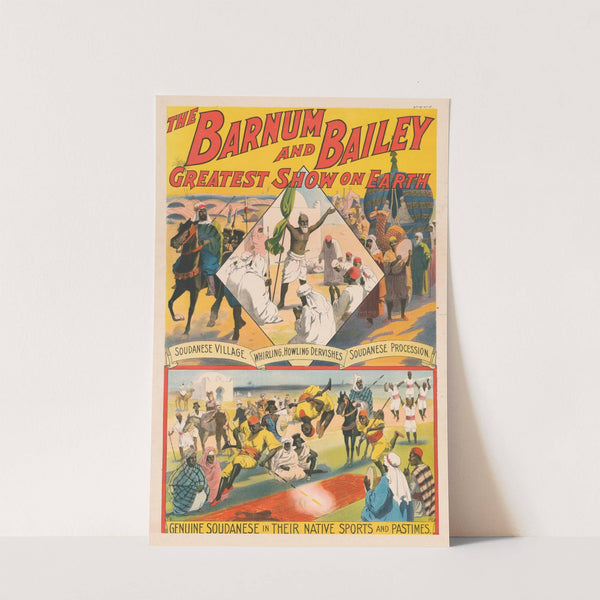 The Barnum and Bailey greatest show on earth (1897) by Strobridge & Co. Lith.