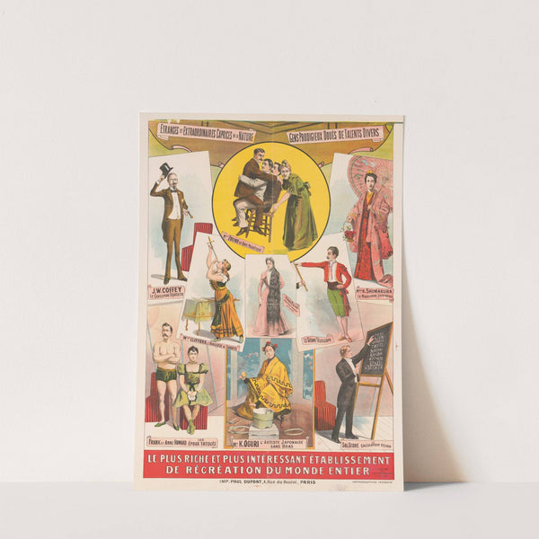 The Barnum and Bailey greatest show on earth. Une grandiose exhibition de phénomenes humains… (1901) by Strobridge & Co. Lith.