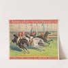 The Barnum & Bailey Greatest Show on Earth–Desperate struggle for the lead in the jockey race… (1898) by Strobridge & Co. Lith.