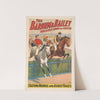 The Barnum & Bailey greatest show on earth. Exciting hurdle and jockey races (1900) by Strobridge & Co. Lith.