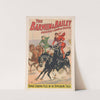 The Barnum & Bailey greatest show on earth. Roman standing races on the Hippodrome track (1900) by Strobridge & Co. Lith.