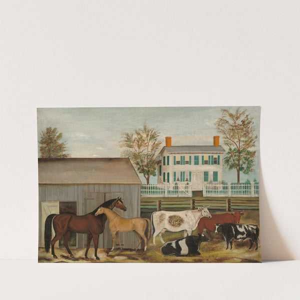 The Barnyard (late 19th century) by Amzi Emmons Zeliff