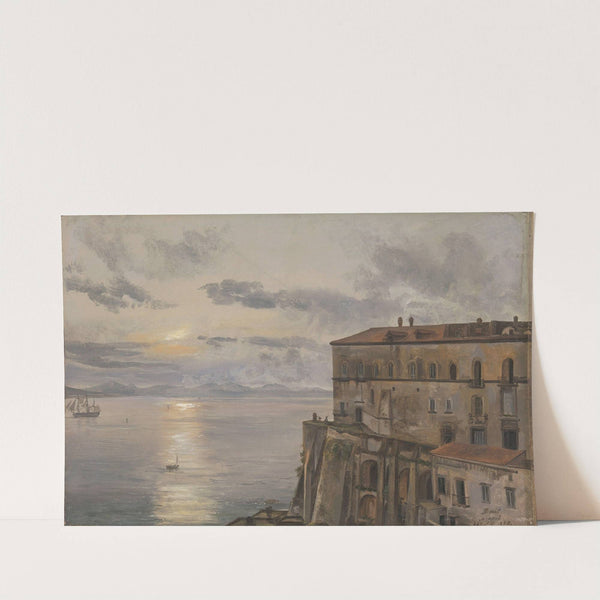 The Barracks at Pizzofalcone, Naples by Johan Christian Dahl