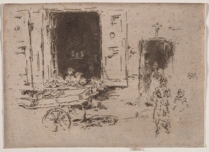 The Barrow – Quartier des Marolles, Brussels (1887) — size preview
