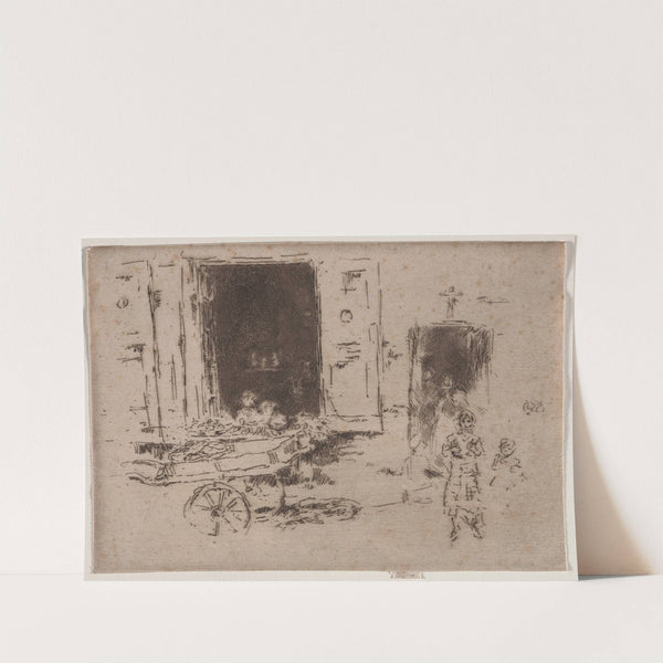 The Barrow – Quartier des Marolles, Brussels (1887) by James Abbott McNeill Whistler