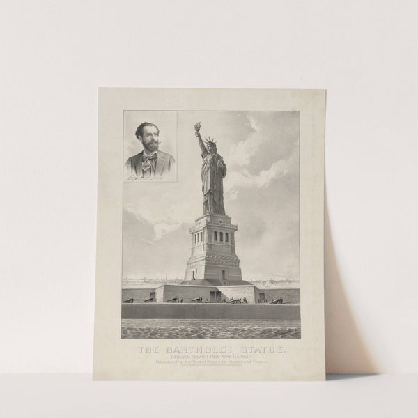The Bartholdi Statue–Bedloe’s Island, New York Harbor–Presented to the United States by citizens of France (1886) by John H. Bufford'''s & Sons