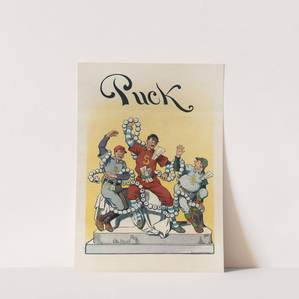 The base-ball Laocoon (1913) by Louis Glackens