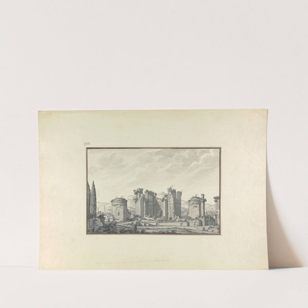 The Basilica at Pergamon by Giovanni Battista Borra