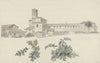 The Basilica of Santi Giovanni e Paolo in Rome, with Two Studies of Plants