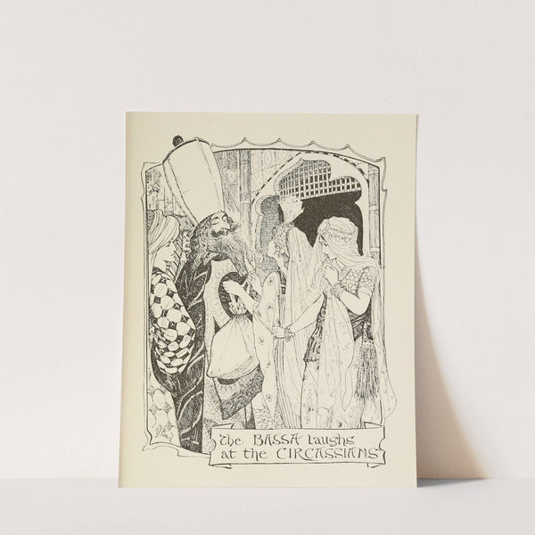 The Bassa laughs at the Circassians (1905) by Henry Justice Ford