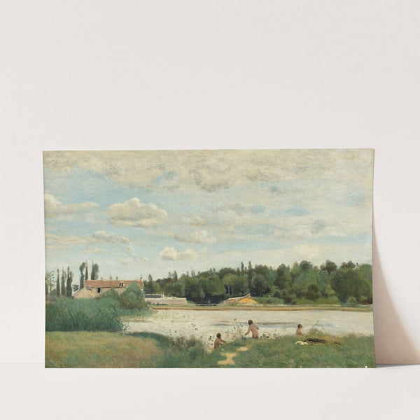 The Bath by Jean-Baptiste-Camille Corot