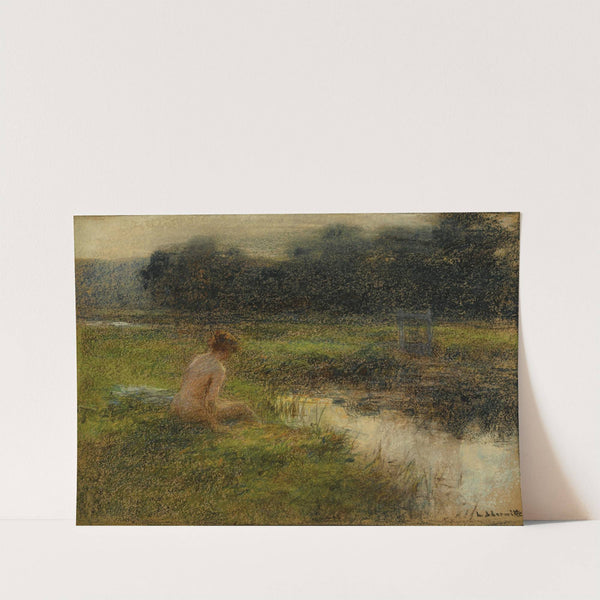 The Bather by Léon Augustin Lhermitte