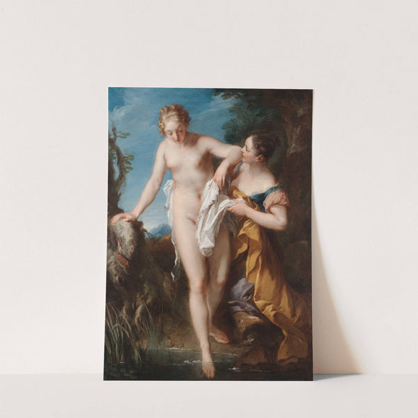 The Bather (1724) by François Lemoyne