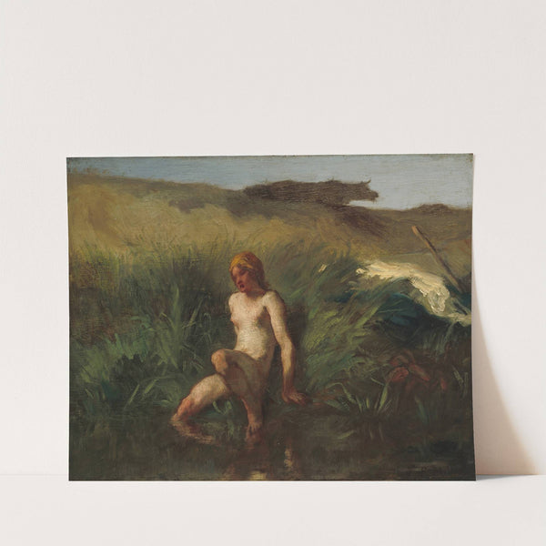 The Bather by Jean-François Millet