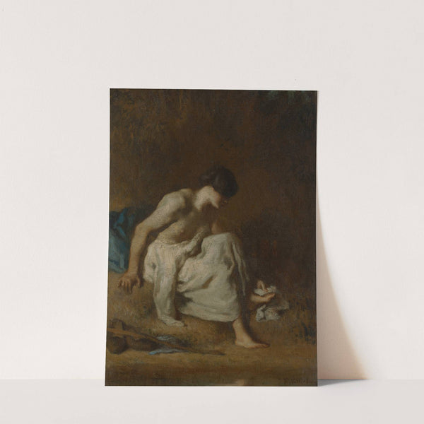 The Bather by Jean-François Millet