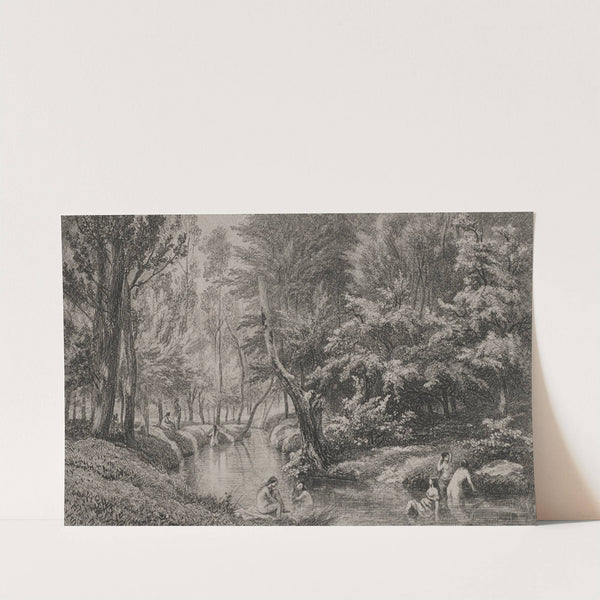 The Bathers (c. 1847) by Charles François Daubigny