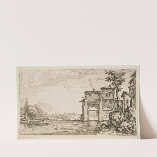 The Bathers (1630) by Jacques Callot