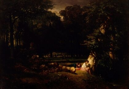 The Bathers (Clearing in the Forest) (1842)
